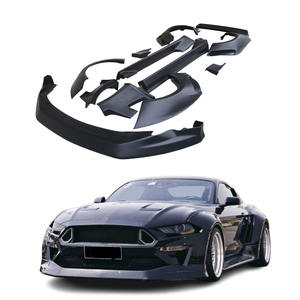 Kit de Carrocería de Alta Calidad en Oferta para <span class=keywords><strong>Mustang</strong></span> 18-23, Estilo Clinched, Lip Delantero, Difusor Trasero, Faldones Laterales, Cejas de Rueda, Instalación con Tornillos - Product Image 1