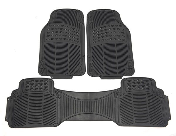Универсальный пользовательский 3 шт. нескользящий ПВХ резиновый напольный автомобильный коврик