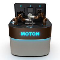 Kiosque distributeur automatique de glace pilée, de crème glacée, de café et de jus avec bras robotique JAKA MiniCobo à 6 axes, capacité de 150 à 200 unités