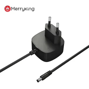 맞춤형 로고 EU 플러그 CE GS EMC EMI 승인 전원 공급 장치 출력 9V 1.5A ac DC 스피커 용 스위칭 전원 어댑터