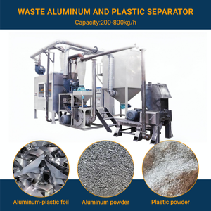 Línea de Separación de Plástico y Aluminio Ecológica de Bajo Contenido de Polvo para Reciclaje de Residuos de Embalaje, en Oferta, con Garantía de un Año - Product Image 2