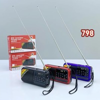 Haut-parleur YSF-798 2026 avec AirPlay et lumière LED clignotante pour fêtes et utilisation en extérieur - Lecteur MP3 radio très vendu en Afrique
