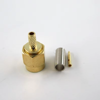 Connecteur coaxial RF SMA mâle à sertir pour câble RG316