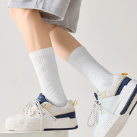 Chaussettes de sport pour hommes, personnalisables avec logo, vente en gros, chaussettes de course, chaussettes de basket-ball, chaussettes antibactériennes, avec coussinets absorbants d'humidité