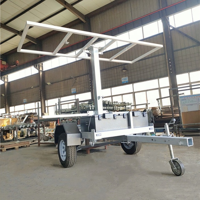 Temporary Traffic Light Trailer | Solar Powered LED Signal System for Roadworks and Lane Control