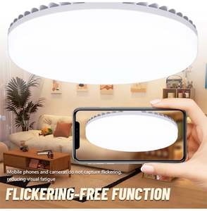 Энергосберегающая круглая Светодиодная лампа 15 Вт 20 Вт 30 Вт 40 Вт 50 Вт 80 Вт охранная лампочка с базовыми типами B22 и E27 - Product Image 3