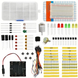 Kit de composants électroniques, kit de programmation éducatif avec fils de liaison, LED, résistances, breadboard, kit électronique DIY pour Arduino - Product Image 2