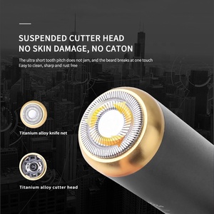Máquina de Afeitar Profesional Kemei Km T10 <span class=keywords><strong>Turbo</strong></span> Cyclone de Aleación de Titanio para Barba y Cabeza Rapada - Product Image 4
