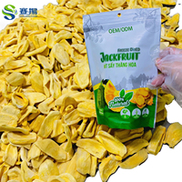 SAIYANG Groothandel OEM Gedroogde Fruitchips Gedroogde Jackfruitchips Natuurlijke Jackfruit Fruit Snack Bulk