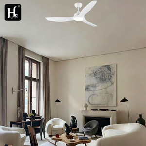 พัดลมเพดานขนาด 52 นิ้ว พัดลมอุตสาหกรรมขนาดใหญ่แบบแขวน พัดลมสมาร์ททันสมัยพร้อมไฟและรีโมทคอนโทรล - Product Image 6