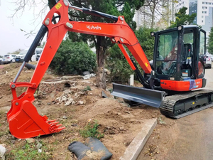 Good Condition 6Tons Used Digger KX163 Compact Crawler Excavator Hydraulic Digger for Municipal Landscape Construction - Product Image 3