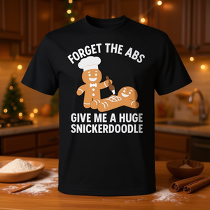 Camiseta navideña Gingerbread Snickerdoodle con diseño divertido navideño, ajuste unisex - Product Image 3