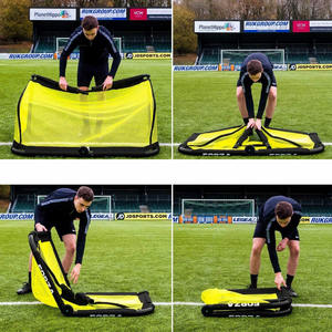 Venta al por mayor poste de portería portátil plegable marco sólido plegable Mini portería de fútbol de aluminio para niños - Product Image 2