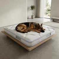 Coussin de soutien pour lit de chien Premium avec base en silicone imperméable et antidérapante, pour voyage, rafraîchissant et doux
