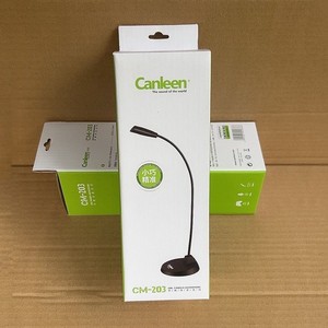 ไมโครโฟนตั้งโต๊ะขนาดเล็ก Canleen CM-203 ช่องเสียบเสียง 3.5 มม. สำหรับใช้ในบ้าน สำนักงาน และการประชุม - Product Image 1