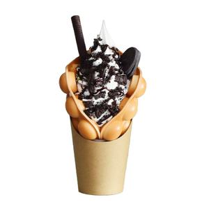 Faux Food Display Crème glacée <span class=keywords><strong>Original</strong></span> Bubble Gaufre Oeuf Hong Kong Simulé Sauce au chocolat Oreo Belge Gaufre Wrap Pocky Noir - Product Image 5