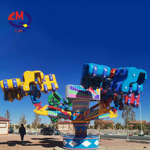 เครื่องเล่นสวนสนุกแบ่งกิจกรรมเต้นรำในสถานที่เล่นสนุกสนุกกับพลังงานพายุกับเครื่องเล่นสวนสนุกขนาด3/4/5แขน - Product Image 4