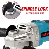 Machine de découpe de polissage à main réglable à 3 vitesses 125MM M14 1280W pour outil de batterie Makita 18V