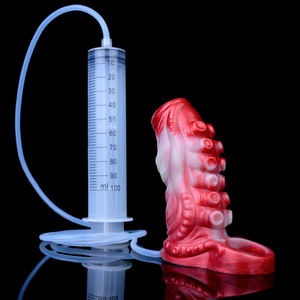 Manchon de pénis à jet d'eau, agrandissement, préservatif réutilisable, fonction de lubrification à jet, conception anti-décollement, extenseur d'agrandissement pour le sexe masculin - Product Image 3