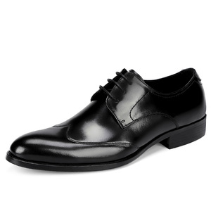 Zapatos casuales con cordones de estilo empresarial británico para hombre, zapatos de cuero genuino para hombre, tallas grandes en stock, zapatos de cuero versátiles para hombre - Product Image 2