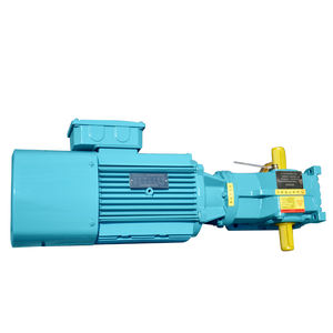 ओम 4 पोल एसी इलेक्ट्रिक मोटर गियरबॉक्स कंक्रीट मिक्सर के लिए अनुकूलित समर्थन के साथ हीकल बेवल गियरबॉक्स यूनिट - Product Image 6