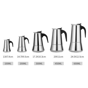 <span class=keywords><strong>Cafetière</strong></span> <span class=keywords><strong>italienne</strong></span> portable en acier inoxydable, <span class=keywords><strong>grande</strong></span> <span class=keywords><strong>capacité</strong></span>, pour usage domestique, professionnel et hôtelier - Product Image 6