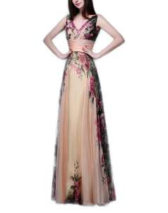 Robe de soirée en mousseline de soie pour femmes, jupe longue, motifs floraux, à la mode, nouvelle collection, été, <span class=keywords><strong>2022</strong></span> - Product Image 3