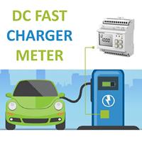 Pengisi daya EV pengukur daya digital, DC kwh 40 ~ 1000V 75mV shunt