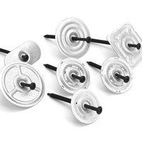 Offres Spéciales de matériaux de construction d'étanchéité Pvc Tpo plaque de rondelle ronde de toit en métal à fond plat pour toiture TPO/PVC