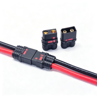 Connecteur de batterie haute intensité Amass TS8 mâle-femelle plaqué or avec câble en silicone pour batterie Lipo RC et drone