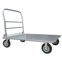 Chariot de transport pliable en acier, silencieux, pour entrepôt et déménagement