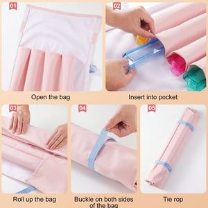 Bag Waterproof Fabric Tile Rack Holder Travel Mahjong Accessories and <b>Gifts</b> for Club Game Night - Product Image 6