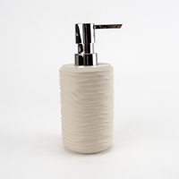 Ensemble d'accessoires de salle de bain 5 pièces en ciment ondulé moderne, écologique, organisateur de salle de bain de luxe pour maison, hôtel, villa, appartement