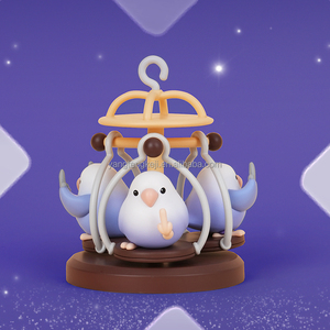 Little Bird Taro Round Third Bullet-Série de situations actuelles de volaille sociale contemporaine Boîte aveugle Jouet à la mode - Product Image 4