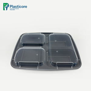 Plasticore bán buôn <span class=keywords><strong>3</strong></span> ngăn nhựa Takeaway bao bì thực phẩm container - Product Image 5
