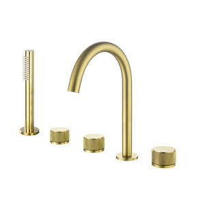 Robinet <span class=keywords><strong>de</strong></span> lavabo en cascade moderne monté sur le lavabo Remplisseur <span class=keywords><strong>de</strong></span> <span class=keywords><strong>baignoire</strong></span> en laiton chromé Robinet <span class=keywords><strong>de</strong></span> <span class=keywords><strong>baignoire</strong></span> en laiton massif avec douchette - Product Image 3