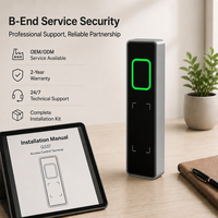 Sistema de Control de Acceso Biométrico OEM Thinmoo 2026, Resistente al Agua, con Sistema Operativo Linux, Lector de Códigos QR RJ45, Terminal de Entrada Remota con Aplicación, CE