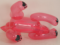 Mouffette rose transparente gonflable en PVC personnalisée en usine pour les ventes