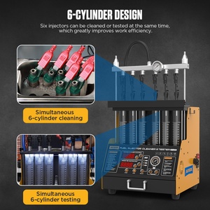 Testeur d'injecteurs GDI à ultrasons haute tension AUTOOL CT400 6 cylindres 110V/220V, le plus récent - Product Image 4