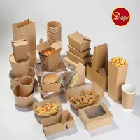 Disposable Kraft Paper Fast Food Box