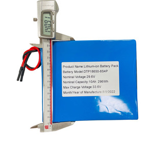 แบตเตอรี่ลิเธียมไอออนแบบกำหนดเอง 36V 18650-8S4P 29.6V 10Ah 296Wh สำหรับผลิตภัณฑ์ - Product Image 4