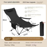 Chaise longue pliante en fer pour l'extérieur, chaise de bureau, chaise de repos, double usage, chaise de déjeuner, dossier, ultra-légère, confortable, portable, moderne