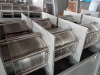 Faible encombrement automatique machine de presse à vis de déshydratation des boues