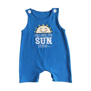 Sunshine romper batı giysileri bebek kız romper butik giyim seti toptan RTS çocuk giyim toptan set