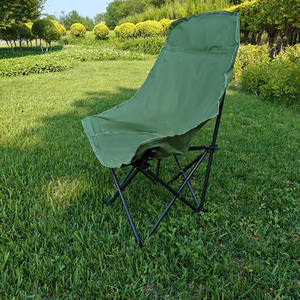 خفيفة الوزن حديثة في الهواء الطلق قابلة للطي معدنية عالية المدعومة كرسي القمر أثاث ترفيهي متين للتخييم المدرسي سهل التخزين - Product Image 3