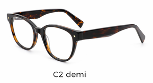 Montura Óptica Ovalada Premium de Acetato con Patrón Impreso, Diseño Unisex Duradero para Compra Directa <span class=keywords><strong>en</strong></span> Línea y Gafas de Visión Clara - Product Image 2