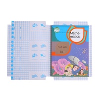 Juego de cubierta de libro impermeable transparente esmerilado autoadhesivo película de libro de texto de escuela primaria y secundaria Corte libre al por mayor