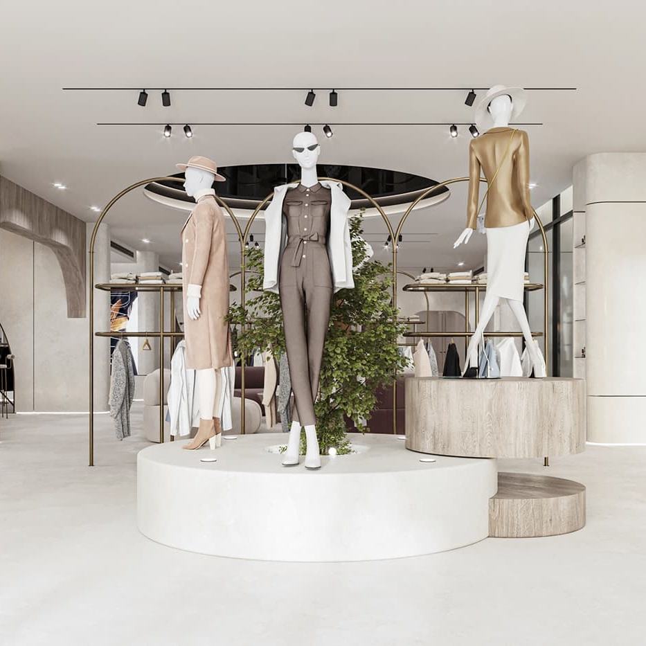 Interior Design Classic Boutique Ladies Clothes Clothing Shop