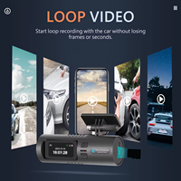 Ultra-High-Definition 4K Auto DVR Dashcam 1,5'' met Nachtzicht WiFi Verborgen Zwarte Box 150° Groothoek G-Sensor Videorecorder
