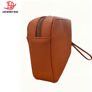 תיק מצמד וינטג 'עור סוס תיק לגברים נגד גניבה רב תא מקודד מנעול תיק תיק עם קישוט לוגו - Product Image 5